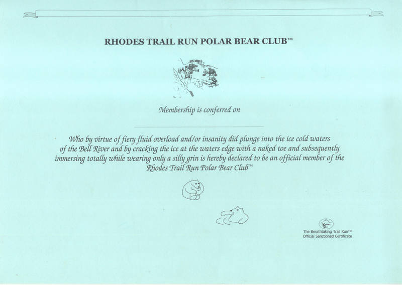 1-Rhodes Polar Bear Club cert